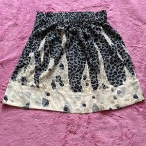 CAbi Leopard Print Bella Women's mini Skirt